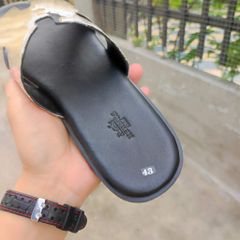 Dép ngang da bụng cá sấu BẠCH TẠNG rất mềm và bền!