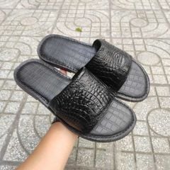 SIÊU PHẨM.. Dép ngang da Bắp tay cá sấu có gai nổi nhẹ!