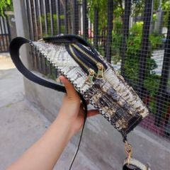 Túi đeo chéo da cá sấu NGUYÊN THỦY đẹp ĐÚNG CHẤT!