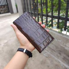 Ví gập 2 phiên bản ĐẶC BIỆT Full da cá sấu trong ngoài!