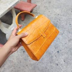 Túi xách nữ Da bụng cá sấu siêu đẹp. Phiên bản có dây đeo!