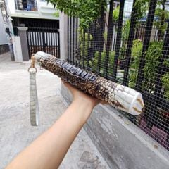 Kẹp nách Size lớn 2 khóa đựng siêu nhiều đồ. Cá sấu nguyên thủy đẹp chất mộc mạc!