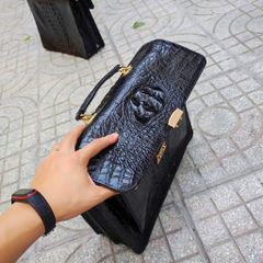 Cặp xách doanh nhân Size lớn có dây đeo. KHÓA 3 SỐ bảo mật!