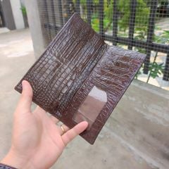 Ví gập 2 phiên bản ĐẶC BIỆT Full da cá sấu trong ngoài!