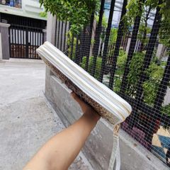Kẹp nách Size lớn 2 khóa đựng siêu nhiều đồ. Cá sấu nguyên thủy đẹp chất mộc mạc!