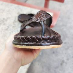 [DÉP KẸP ĐẾ CAO] Da cá sấu trơn mềm dễ mang!