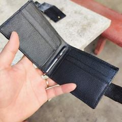 Ví KẸP TIỀN size nhỏ 8.5*11.5 cm. Da bụng cá sấu mềm mịn!