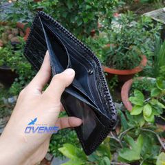Ví Da Bụng Cá Sấu 2 Mặt Đan Viền Chất VS2V10D