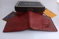 TUYỆT PHẨM..! Bóp Da Cá Sấu [NGUYÊN BÀN TAY CÓ MÓNG RẤT ĐẸP] Để Vừa Giấy Tờ Cũ - VS103