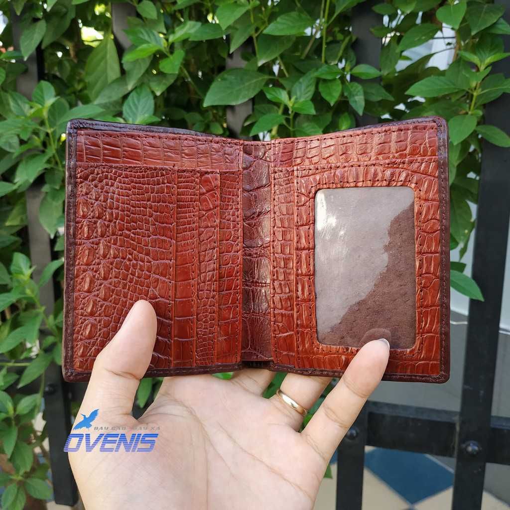 Ví Da Cá Sấu 2 Mặt Dáng Đứng Sang Chảnh VSD214ND