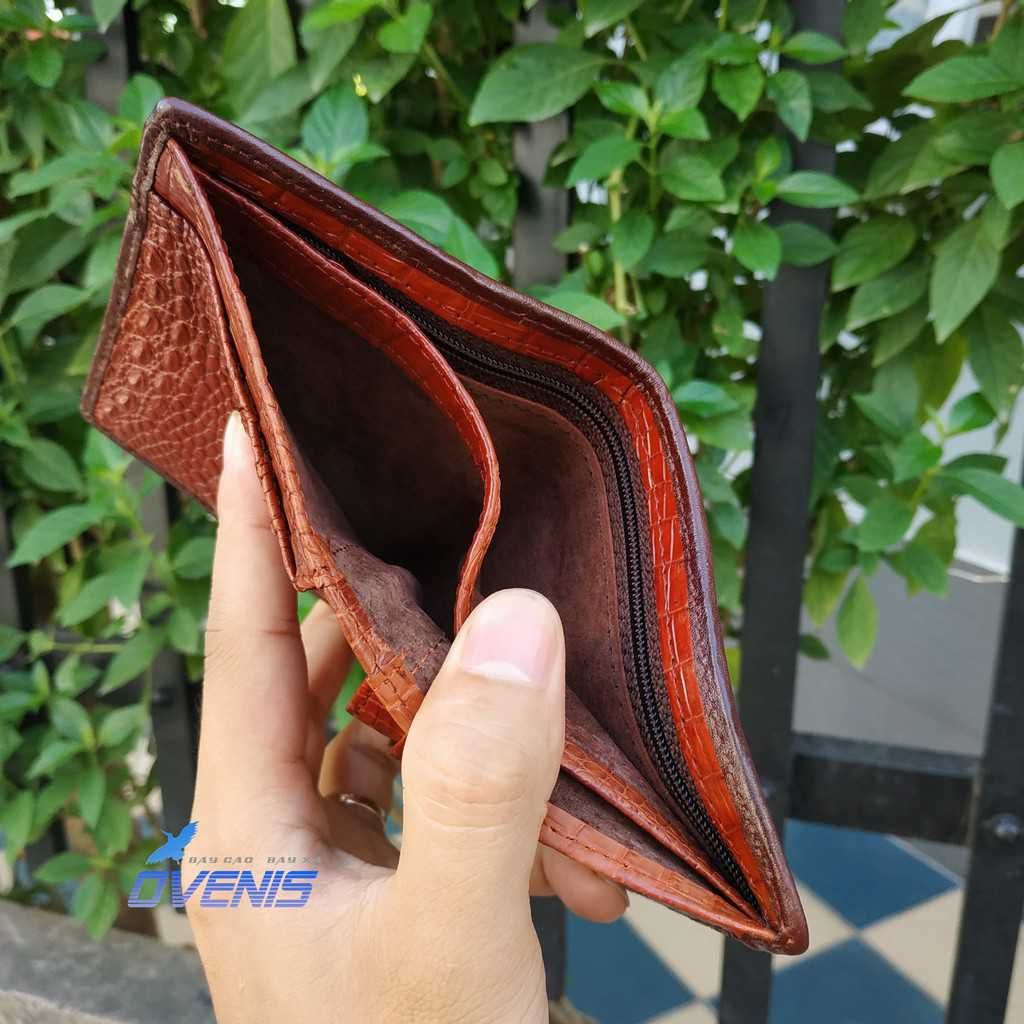 Ví Da Cá Sấu 2 Mặt Dáng Đứng Sang Chảnh VSD214ND