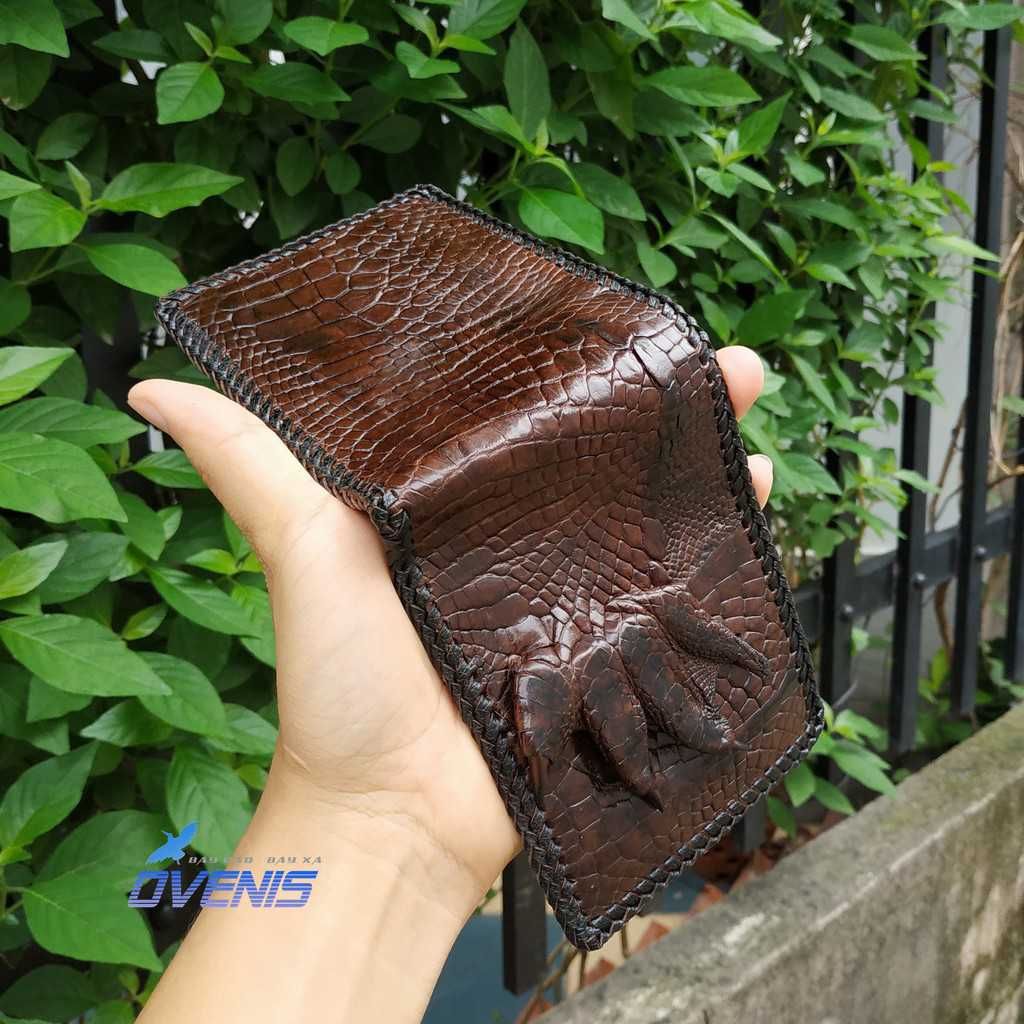 Ví Bàn Tay Cá Sấu Đan Viền Siêu Bền VS1V03N
