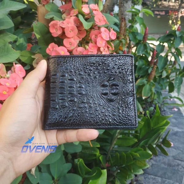 Ví Cá Sấu 2 Mặt Nguyên Thân Cá Sấu Con (Hàng hiếm) VS202D