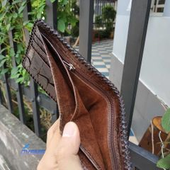Tuyệt Phẩm Ví 2 Mặt Gù Cá Sấu Nguyên Con V2V2N