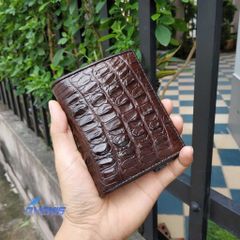 Ví Cá Sấu Vây Đuôi 2 Mặt Dáng Đứng VSD216N