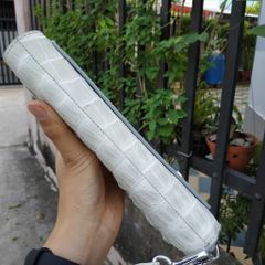 Ví dài cầm tay nam nữ [GAI LƯNG CÁ SẤU BẠCH TẠNG] Loại 2 khóa cao cấp!