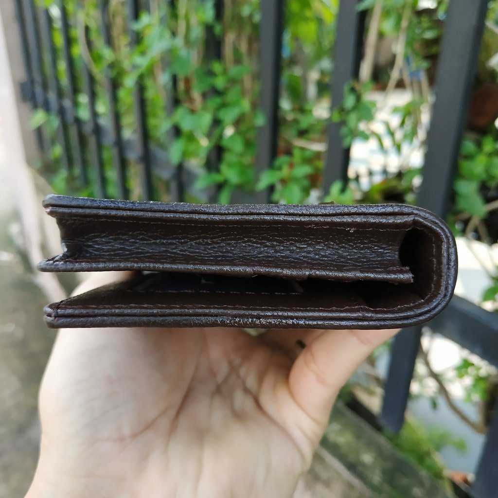 Ví nữ gấp 2 vây đuôi cá sấu size nhỏ 19.5*9 cm