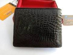 BIG SALE..! Bóp Da Cá Sấu [NGUYÊN BÀN TAY CÓ MÓNG RẤT ĐẸP] Để Vừa Giấy Tờ Cũ - VS103D