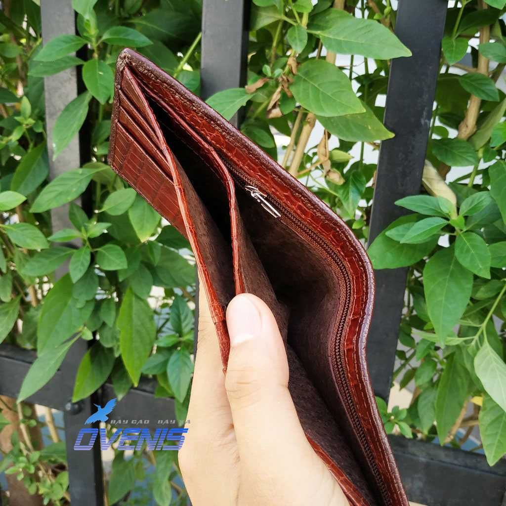 Ví Da Cá Sấu 2 Mặt - Gai Lưng VS208ND