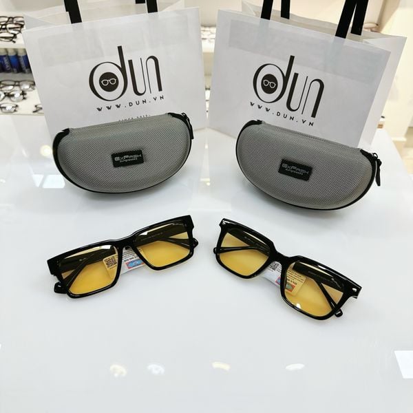  Kính mát màu vàng Exfash chống tia UV400 