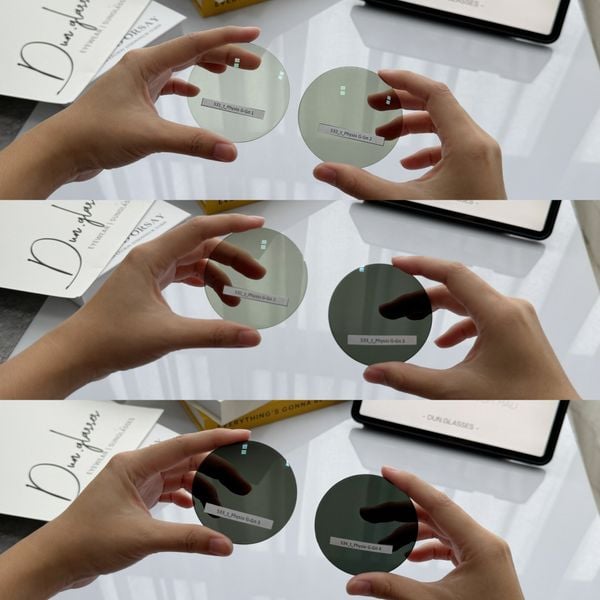  Tròng Pháp Suntints - Essilor (bảng màu tròng kính) 
