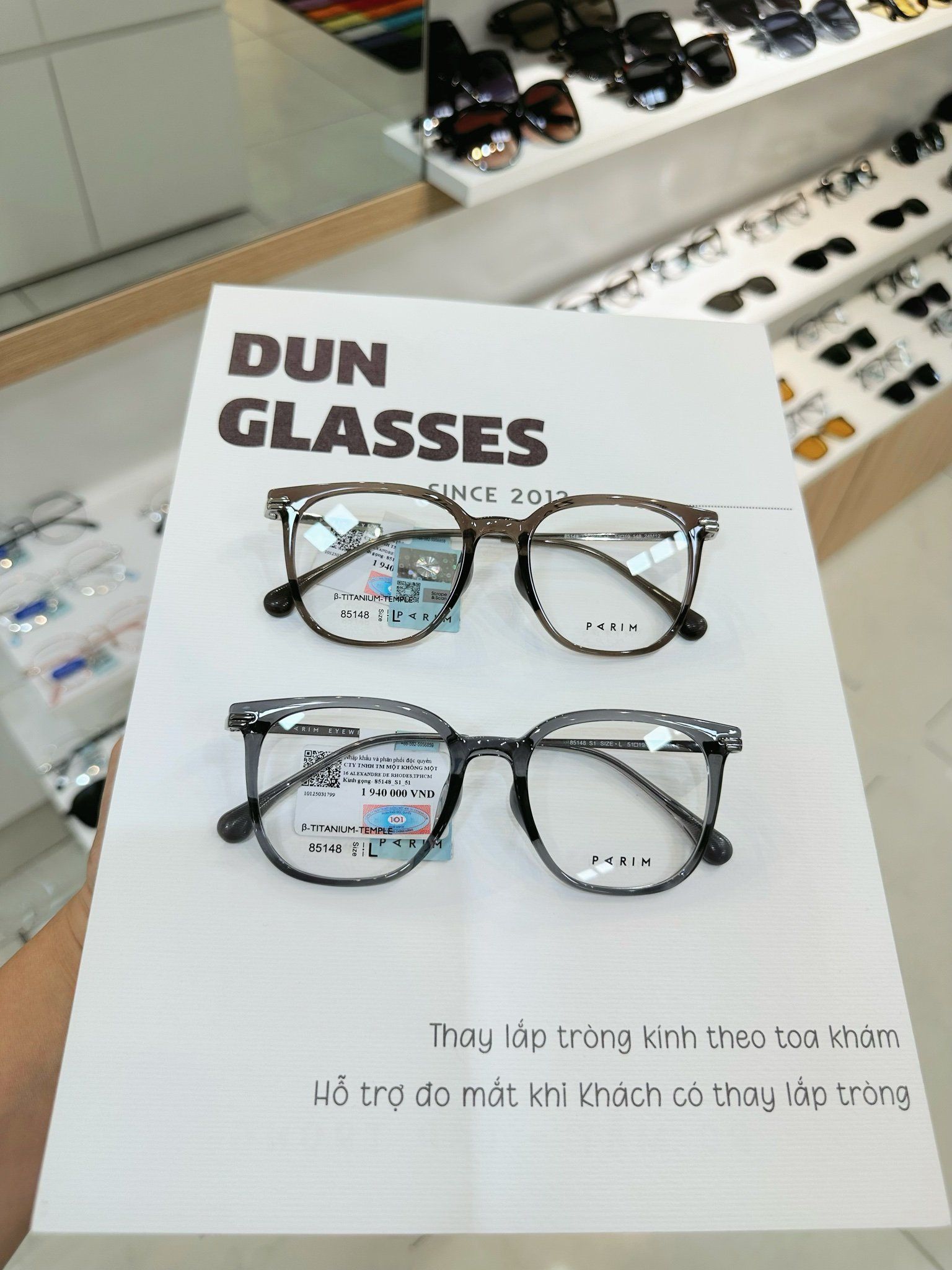  Mắt kính vuông Parim 85148 
