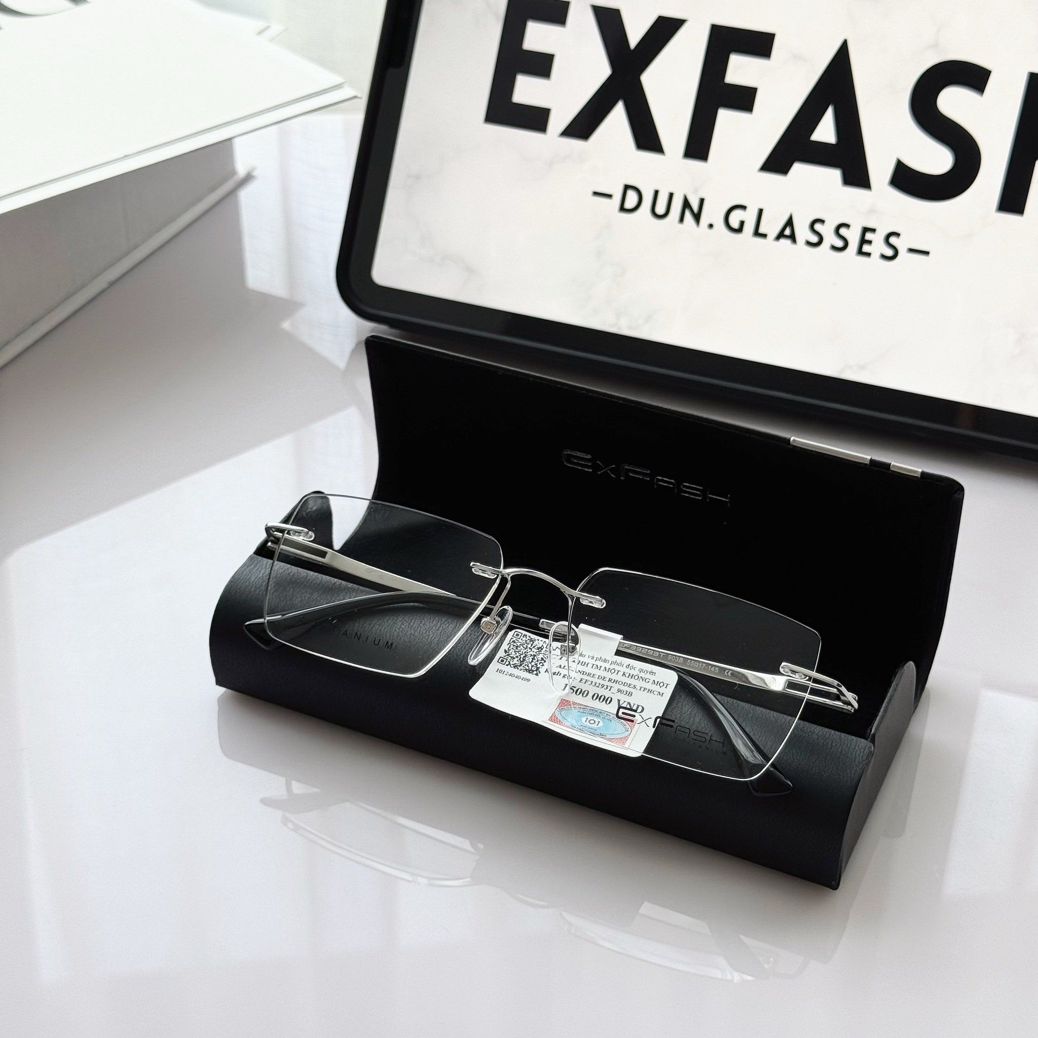  Mắt kính không viền Exfash Ef33293 