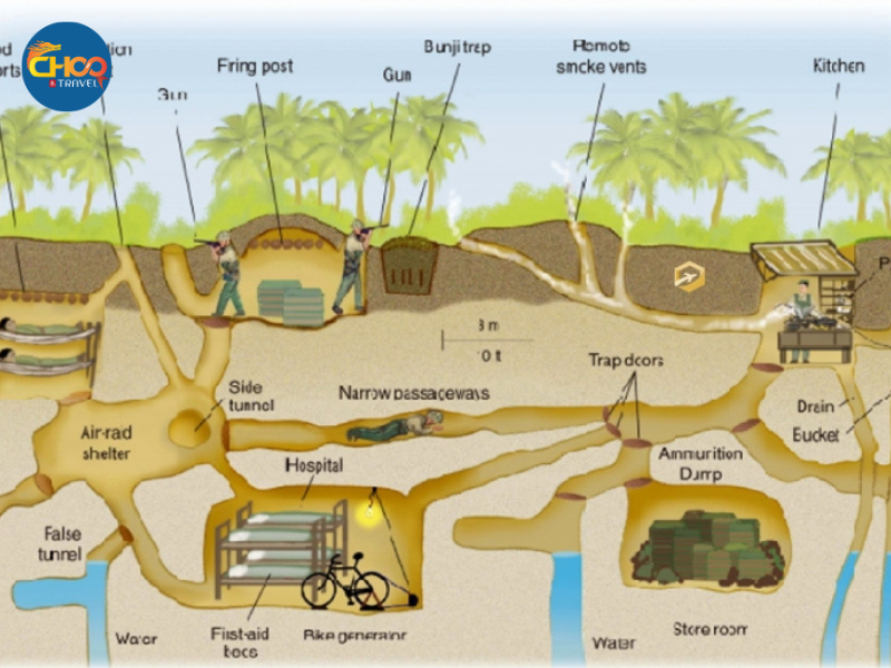 EXPLORE CU CHI TUNNELS - CAO DAI TEMPLE & BA DEN MOUNTAIN with OPTIONAL