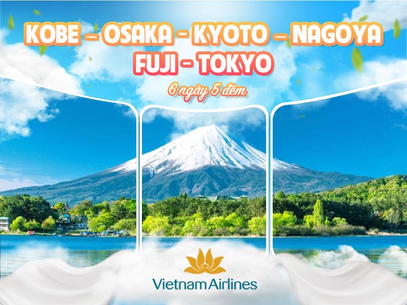 NHẬT BẢN MÙA HÈ 2025 - CUNG ĐƯỜNG VÀNG (Vietnam Airlines)