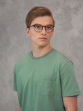  Benjamin Barker Sage Crew Pocket Tee 