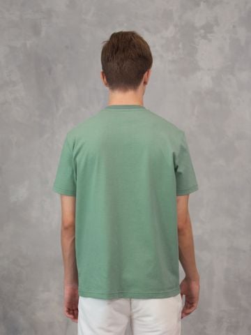 Benjamin Barker Sage Crew Pocket Tee