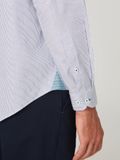  Benjamin Barker Hideki Navy Hairline Stripe 