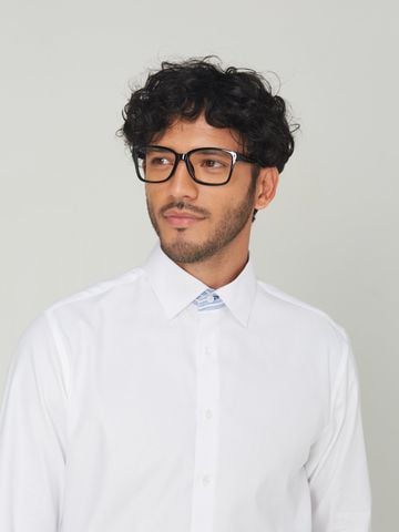Benjamin Barker Tsumugi Easy Care White French Twill