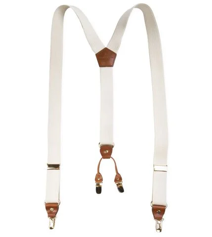 Dây Kẹp Quần BB Suspenders Cream Benjamin Barker