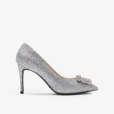  Giày Cao Gót Nữ Pazzion Sparkly Embellished Front Heels 