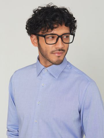 Benjamin Barker Konishi Easy Care Textured Blue