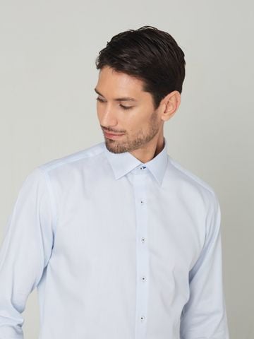 Benjamin Barker Milliner Easy Care Blue French Twill