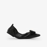  Giày Bệt Nữ PAZZION Leslie Diamante Bow Pointed Toe Foldable Flats 