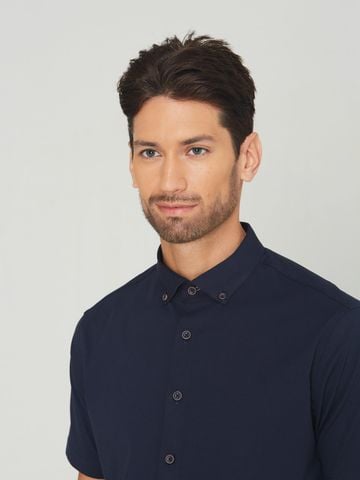 Benjamin Barker Fujiwara Space Blue Button Down