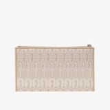 Ví Cầm Tay FURLA Opportunity S Envelope - Tessuto Jacquard Riciclato Arco Etnico Logo 