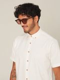  Benjamin Barker Tomoyoshi White Button Down 