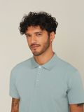  Benjamin Barker Aqua Haze Logo Polo Tee 