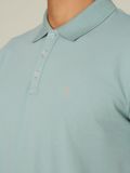  Benjamin Barker Aqua Haze Logo Polo Tee 