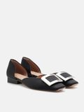  Giày Cao Gót Nữ Pazzion Beatrice Silver Square Buckle Heels 