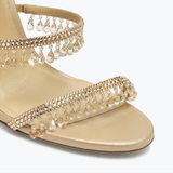  Giày Cao Gót Nữ Rene Caovilla Chandelier Ivory Sandal 105 