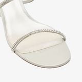  Giày Cao Gót Nữ Rene Caovilla Flat Satin Sandals Cleo 