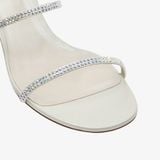  Giày Cao Gót Nữ Rene Caovilla Flat Satin Sandals Cleo 