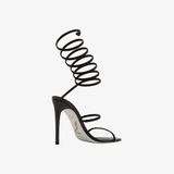  Giày Cao Gót Nữ Rene Caovilla Cleo Crystal-Embellished Sandals 