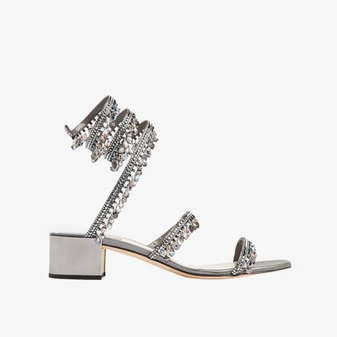 Giày Sandals Nữ Rene Caovilla Chandelier Crystal