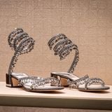 Giày Sandals Nữ Rene Caovilla Chandelier Crystal 
